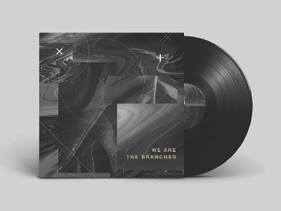 We Are The Branches Album Cover abstract album art crazy dark destroyed indie ministry monotone worship