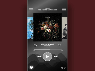 MusicPlayer_DailyUI009 009 dailyui musicplayer