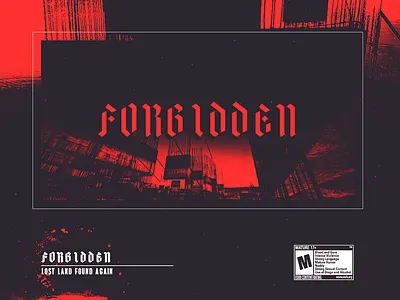 • 𝖋𝖔𝖗𝖇𝖎𝖉𝖉𝖊𝖓 • bold cyberpunk glitch grunge poster punk techno type typography vaporwave