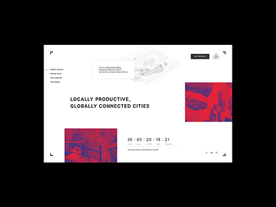 fab city design desktop exhibition gradient type typography ui website