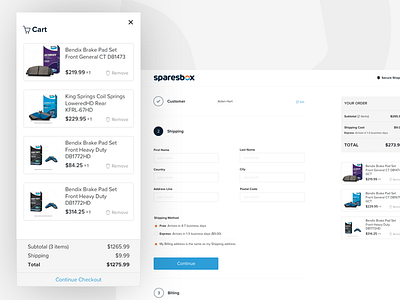 Checkout Process Shot 4 checkout minimal startup ui ux