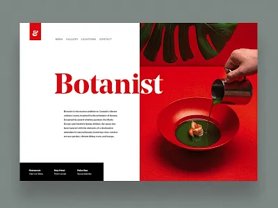 Botanist desktop digital design ui ux web web design