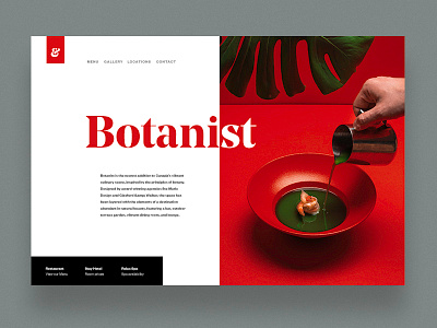 Botanist desktop digital design ui ux web web design