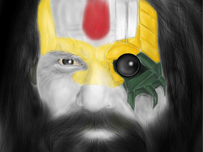 Bionic sage aghori bionic concept art futuristic hindu sage