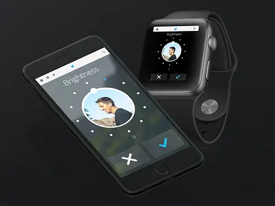 Some UI Fun apple watch edit mobile photo editing profile twitter user experience user interface uxui web design