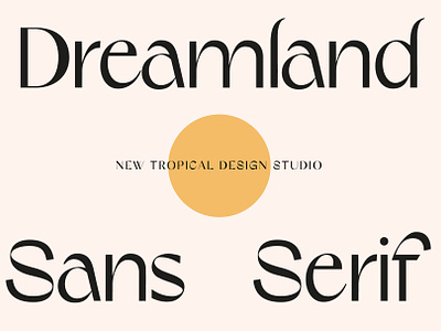 Dreamland Typeface