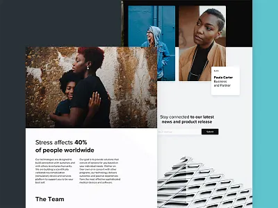 Landing Page Details clean design details graphic landing page people ui ux