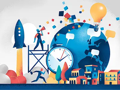 Modern Lifestyle communication downtown hurca mission rocket society startup time