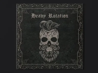 Heavy Rotation May 17' Cover album art cover art music art music design packaging vinyl vinyl record