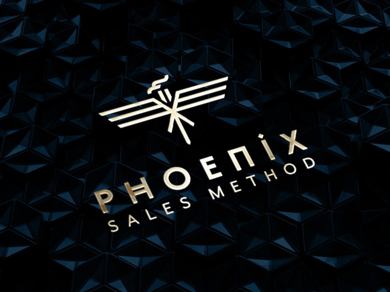 Phoenix Sales Method logo gold linear logo london losangeles luxury method newyork phoenix prestige sales warszawa