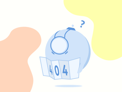 404 Bot 404 bot duotone error flat