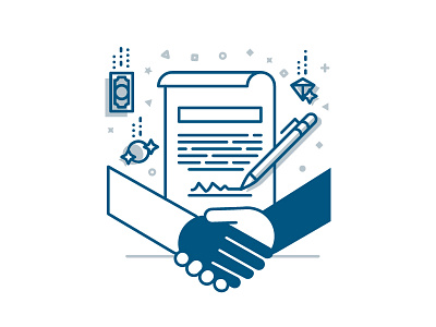 Partnership bluetone icon contract deal entrepreneur entrepreneurship handshake icon icon collection icon design icon set opportunity partner partnership