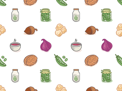 Veggies Icons Pattern engraving etching greens iconpattern icons illustration leguminous pattern shellfruit vegan vegetarian veggies
