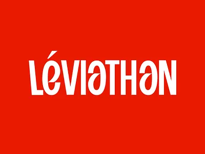 LÉVIATHAN branding brandmark french lettering letterlogo logo logotype typeface typo typographic wordmark