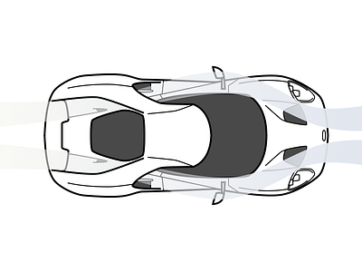 Ford GT Wind Tunnel car ford gt sketchapp top vehicle wind