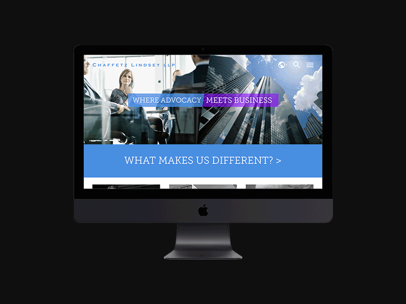 Law Firm Website Homepage law firm website
