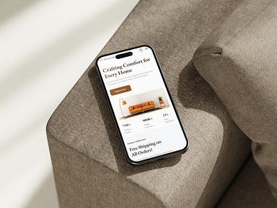 Furniture Website Mobile interordesign mobile mobilefurnityre mobileui responsiveness responsiveui