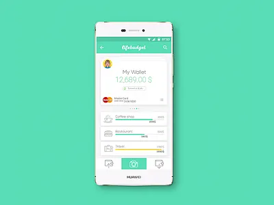 Life Budget app android app budget design financial ios money wallet
