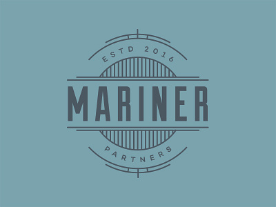 Mariner Partners Logo branding lockup logo logo design logo lock up logomark mariner nautical ocean ship