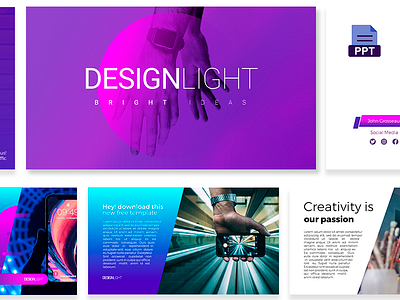 Design Light Free PowerPoint Presentation bright ideas design free free download freebie gradient style light power point template ppt slides presentation