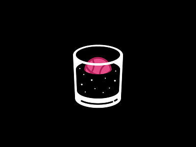 My first "shot" hello dribbble shot glass