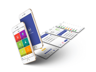 Exam app aplication app art branding design graphic icon ios logo mockup ui