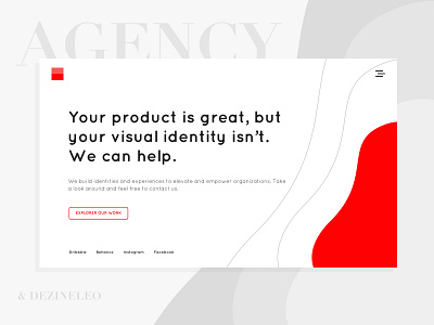 Agency agency ui web design 网页设计