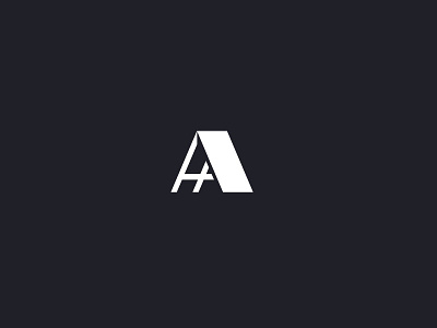 A Logo a branding identity letter logotype minimal shape type