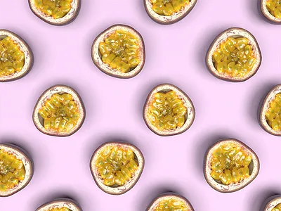 Wallpaper Passion Fruit 3d banana cg cgi character delicious food foodrender photorealistic product render vfx