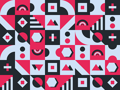 P A T T E R N design flat geometric pattern shape