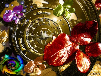 Autumn Comes autumn barometer color design digital art graphic art inspiration leaves mavicfe painting photography photoshop