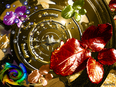 Autumn Comes autumn barometer color design digital art graphic art inspiration leaves mavicfe painting photography photoshop