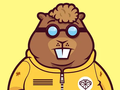Goofy Gophers cartoon cartoon character character character design comic gopher vector