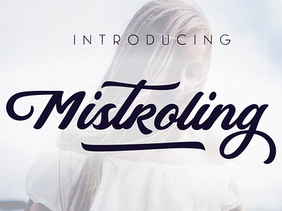 FREE Mistroling Font design font free freebies graphic typeface