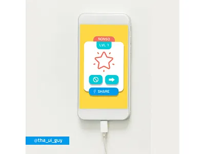 Game UI Design app ui design game game ui gaming ui ui design ux yellow