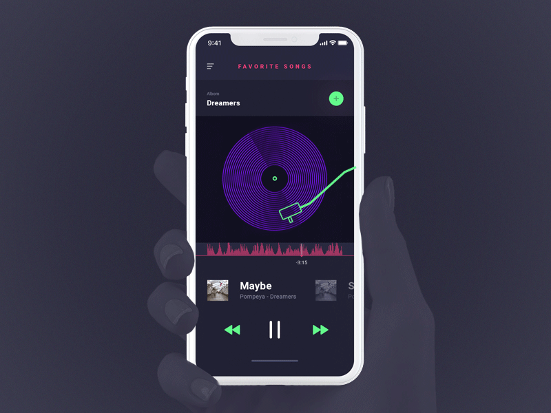 Music player screen iphone x music player screen ui ux