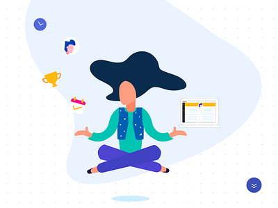 Product Illustration hr illustration product ui yoga