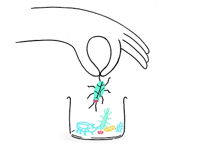 Deciding what to action first 2d bugs character design hands hotjar illustration recordings user user recordings webinar webinar