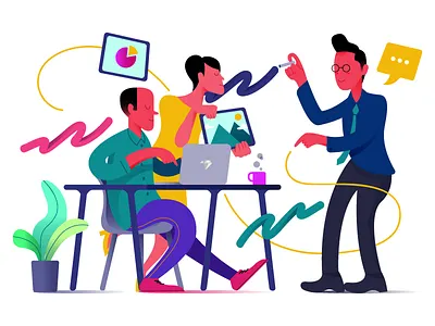 Brainstorm brainstorm conversation illustration meeting office permata work