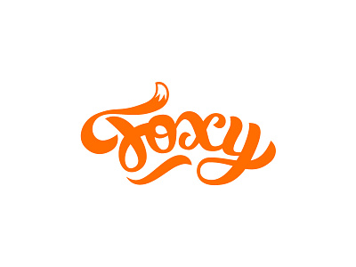 Foxy clothing foxy lettering logo logotype streetwear woman