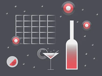 Liquids Analitics analyze chart data glass illustration poll web webillustration wine