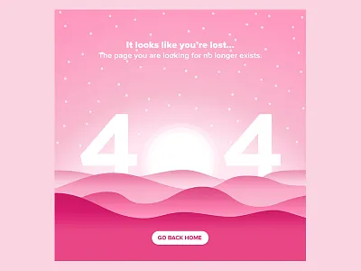 Daily UI 008 404 Page 404 404 page app design daily ui dribbble error page mobile app not found pink ui web design website