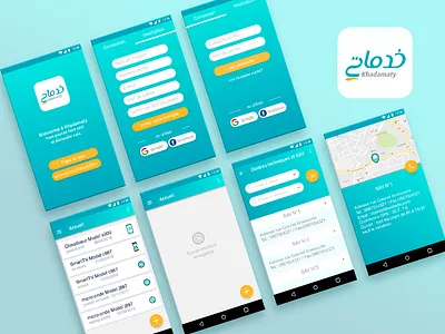 Khadamaty new design after condor design khadamty new sale sav service ui