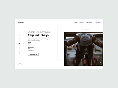 ZX Lifestyle - Fitness Program Page clean interaction landing marketing minimal pallete product responsive ui ux web design website