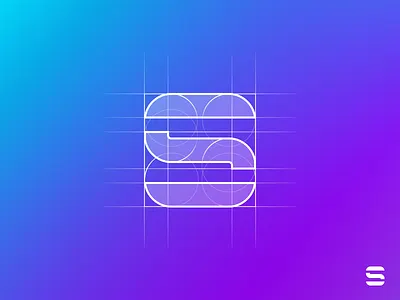 Smileazy - S + E monogram logo [GRID] aiste brand designer branding branding agency colorful monogram easy smile gradient o h letter illusion icon brand logo mark monogram symbol company orthodontics dentist hungary startup logo design tieatie logo studio