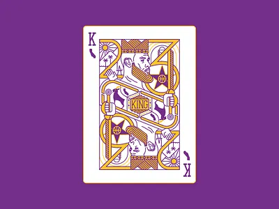 Dribbble angeles basketball california cards deck hollywood james king lakers lebron los nba