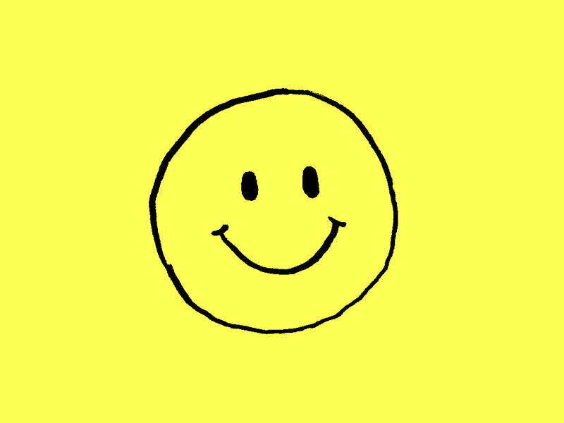 Smiley gif handdrawn smiley