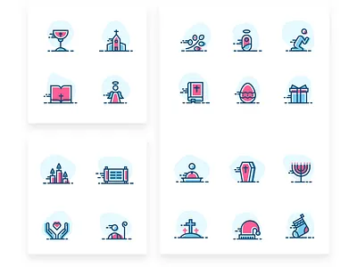 color icon for christianity christian icon