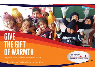 Postcards for NGO BTF - Warmth ngo postcard print
