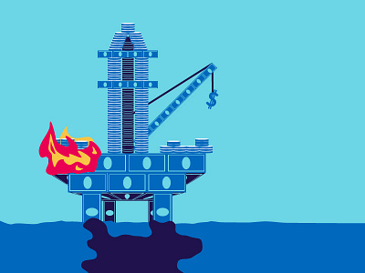 Deepwater Horizon coins deepwater horizon fire illustrator money offshore drilling